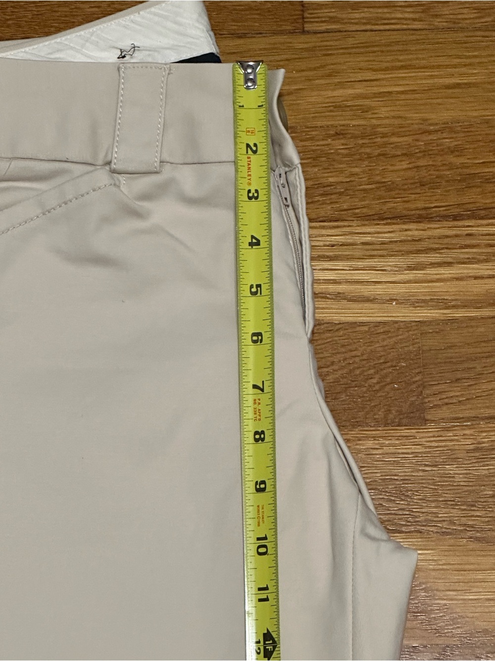 Banana Republic Martin Fit Sand Khaki Straight Wide-Leg Pants - Picture 6 of 8